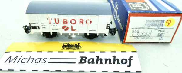 DSB Tuborg OL Holzladung BTTB 4332 Berliner TT Bahnen DDR 1:120 #D HQ2 å