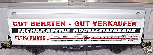 Fachakademie Containerwagen Fleischmann 95 5243 OVP 1:87 å GA5