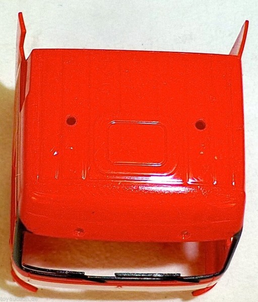 10 x LKW Fahrerhaus Mercedes 1843 rot Ladegut Bastel Deco 1:87 H0 å