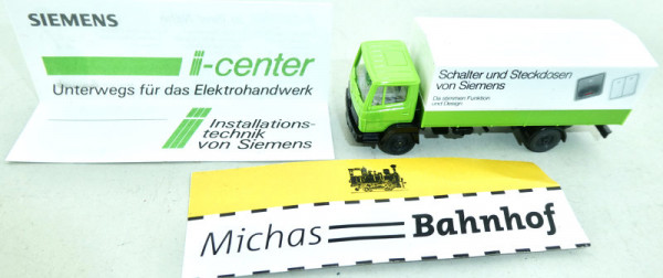 Wiking Siemens Werbemodell LKW i-center Schalter Steckdosen HO 1:87 Lj2 å