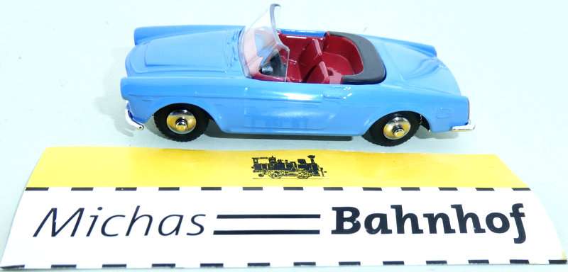 Fiat 1500 Spider blau Mercury Collection Art 7 cast Hachette 1:48 