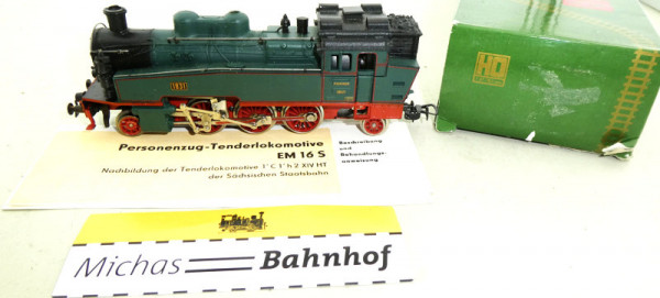 Piko XIV HT BR 75 sächsische Dampflok DDR H0 1:87 OVP Li3 å