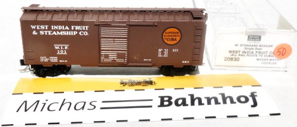 West India Fruit WIF 101 40´ Boxcar Micro Trains Line 20630 N 1:160 OVP ∆50 å