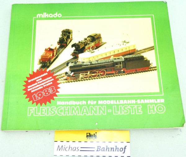 Mikado Fleschmann-Liste 1983 H0 Handbuch LG3 å