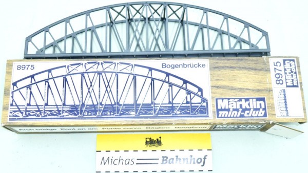 MÄRKLIN 8975 Bogenbrücke in Originalkarton neuwertig Spur Z 1:220 HJ5 å