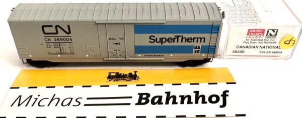 Micro Trains Line 38330 50&#039; Standard Box Car CN 289004 SuperTherm N 1:160 ¥d3 å