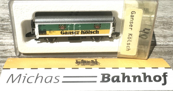 Märklin Ganser Kölsch mini club Werbemodell Spur Z 1:220 #40 LG4 å