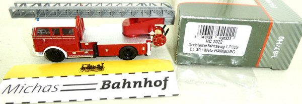 Heico HC2022 Drehleiterfahrzeug LP329 DL 30 Metz HAMBURG NEU Lj3 µ