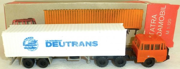 Deutrans LKW weiß Tatra Budamobil TT 1:120 OVP #UF å