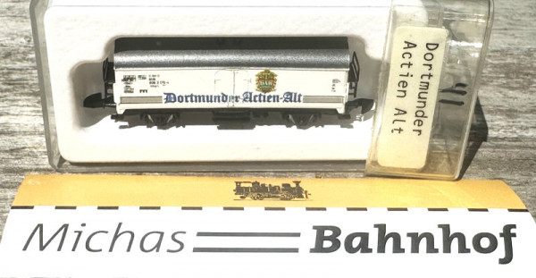 Märklin Dortmunder Action Alt mini club Werbemodell Spur Z 1:220 #41 LG4 å