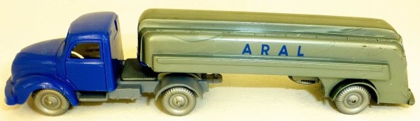 ARAL Magirus 3500 blau silber Tanksattelzug H0 1:87 LE4å *