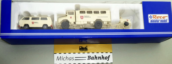 Roco 1376 Malteser Hilfsdienst Modellauto Set H0 OVP KB4 å