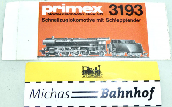 Primex 3193 Aufkleber für Verpackung OVP H0 1:87 HH3 å