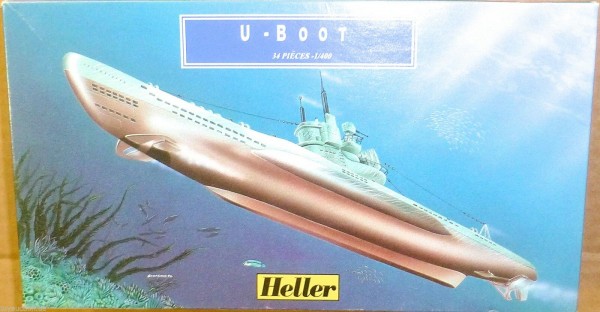 U Boot Bausatz ungebaut Heller 81002 NEU 1:400 HX1 å