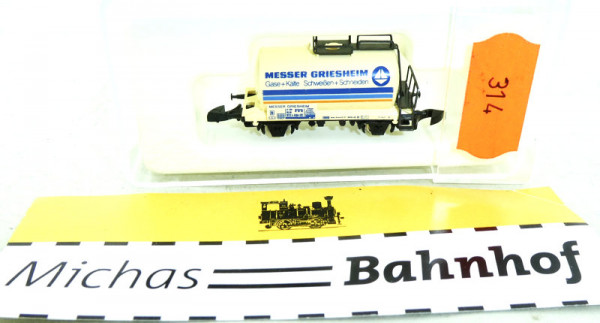 Märklin MESSER GRIESHEIM Kesselwagen mini-club Z 1:220 #314GD4 å