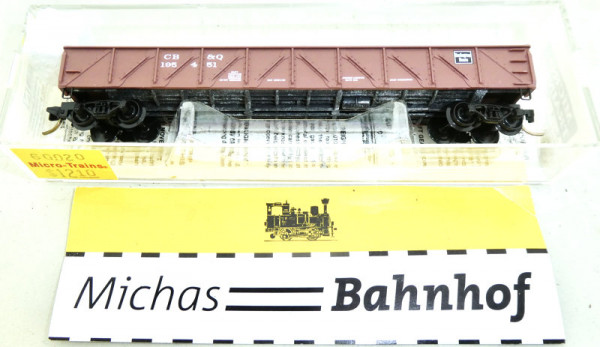 Micro Trains 60020 C.B.&amp;Q. 50' COMPOSITE GONDOLA N 1:160 #T KG1 å
