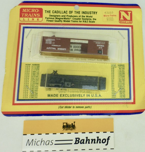 BLISTER KIT Lehigh Valley 79006 Boxcar Bausatz Micro Trains 43059 N 1:160 HC6 å