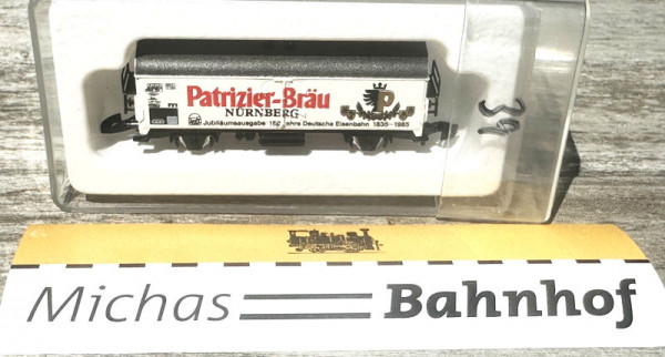 Märklin Patrizier Bräu Jubiläum mini club Werbemodell Spur Z 1:220 #39 LG4 å