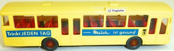 2 Flughafen Trinkt Milch MILCH MB o305 GESUPERT aus WIKING Bus H0 1:87 GD4 å *