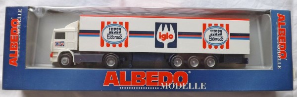 Volvo F12 Fv Iglo Lusso Eldorado Albedo 200236 Koffer Sattelzug OVP H0 1:87 å