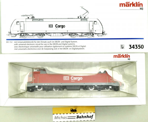 Märklin 34350 E 152 Ellok DB Cargo H0 1:87 OVP HH3 å