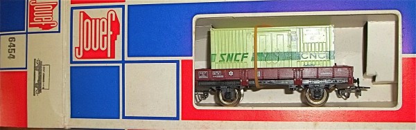 CNC Containerwagen SNCF Iho 104568 Jouef 6454 H0 1:87 å *