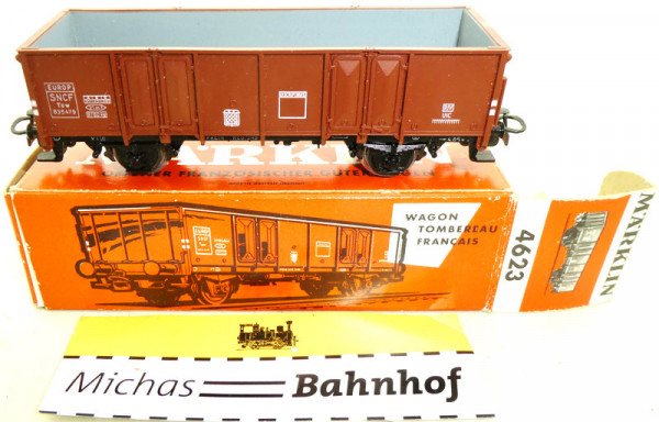 Märklin 4623 SNCF Hochbordwagen Original-Karton H0 1:87 OVP GA2 å