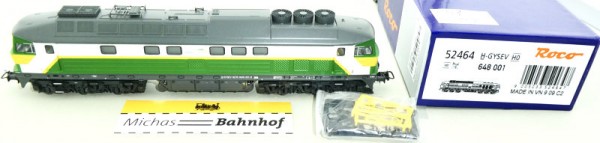 Roco 52464 Gysev Diesellok Rh 648 EpVI PluX16 H0 1:87 NEU OVP KB1 µ