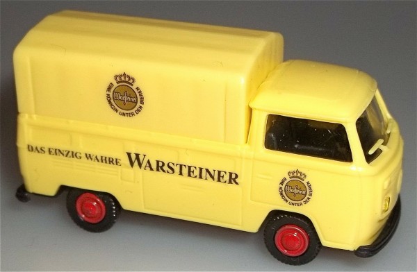 Warsteiner VW T2 BUS Pritsche Plane Lagerfund NEU 1:87 å