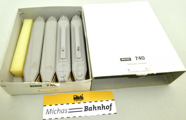 Wiking 740 Straßenbahn im Pappkarton H0 1:87 KB2 å