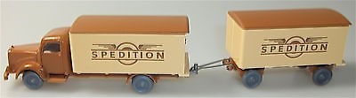 SPEDITION Mercedes 5000 Hängerzug braun beige IMU H0 1:87 52 å *