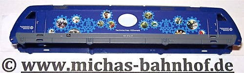 E 101 THW Gehäuse Bastlerbedarf für Umbauten etc. Spur N 1:160 å HQ1 *