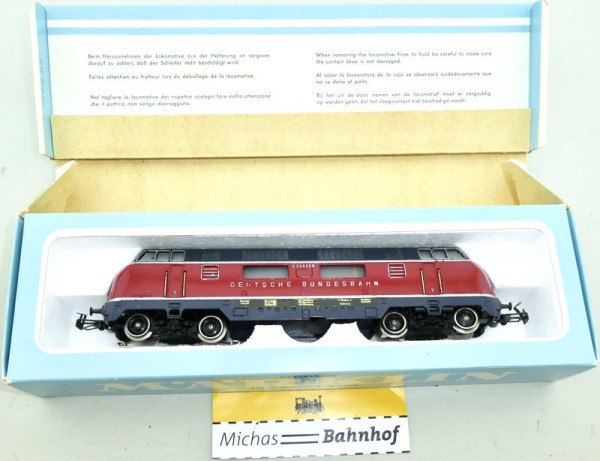 Märklin 3021 V 200 006 Diesellok DB H0 1:87 Schmuckkarton OVP Li4 å