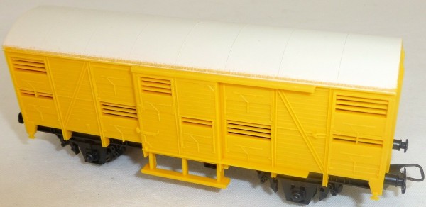 SNCF Viehtransporter gelb 2-achsig. Lima / Jouef H0 ohne OVP NEU KB5 å