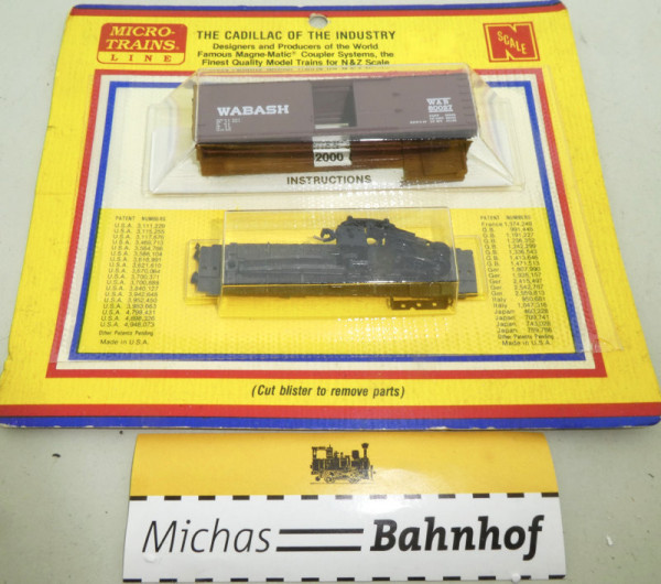 Micro Trains WABASH WAB 80027 Boxcar Bausatz N 1:160 #C KC3 å