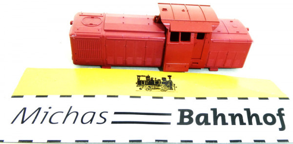 Tillig Diesellok rot unbedruckt Lok Gehäuse TT 1:120 #N Lj4 a