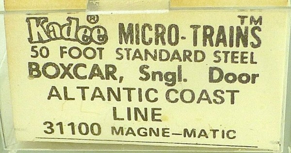 50´ Standard Boxcar ATLANTIC COAST 31598 Micro Trains Line 31100 N 1:160 C å*
