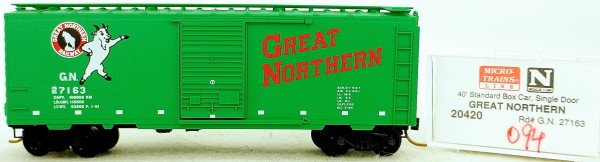Micro Trains Line 20440 Chesapeake Ohio 18299 40&#039; St. Boxcar 1:160 OVP #H095 å