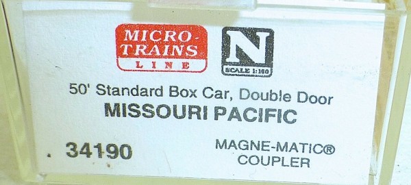 Micro-Trains Line 34190 Missouri Pacific 50&#039; Standard Box Car N 1:160 A å *