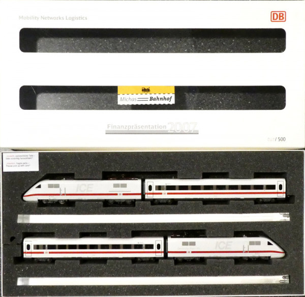 Märklin Finanzpräsentation 2007 ICE H0 1:87 limitiert HT0 å