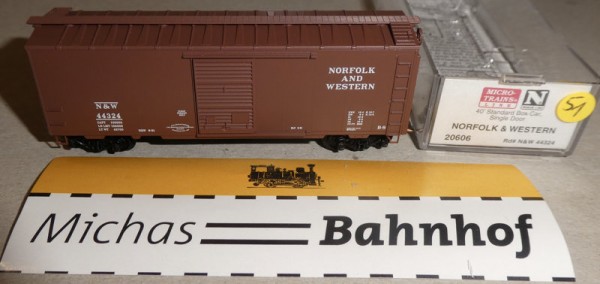 Norfolk Western 44324 40´ St Boxcar Micro Trains Line 20606 N 1:160 Ä51 å