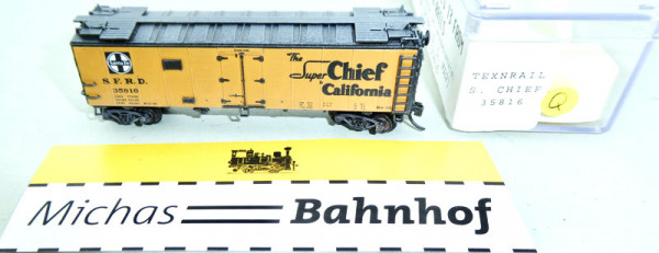 TexNRails SANTA FE REEFER SUPER CHIEF 35816 N 1:160 OVP #Q HC6 å