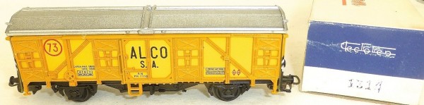 ALCO S.A. 73 Güterwagen gelb Electrotren 1311 H0 1:87 OVP #LG3å *