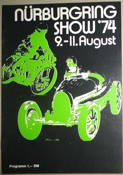 9.-11. August Nürburgring SHOW PROGRAMMHEFT IV11 å *