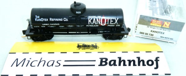 Kanotex 39 Single Dome Tank Car Microtrains Line 065 00 730 N 1:180 HV3 å