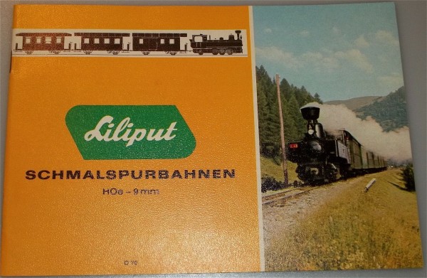 1970 Liliput Schmalspurbahnen Katalog # å