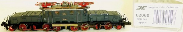 E 89 Krokodil DRB Ep2 DSS NEM 651 Jaegerndorfer Collection 62060 N 1:160 OVP #LI3 µ*