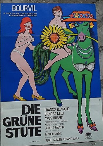 Die Grüne Stute Bourvil Filmplakat