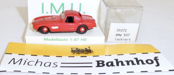 BMW 507 Cabriolet lackiert rot IMU 1:87 H0 OVP UO å