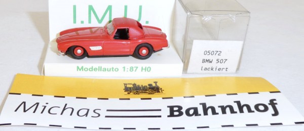 BMW 507 Cabriolet lackiert rot IMU 1:87 H0 OVP UO å